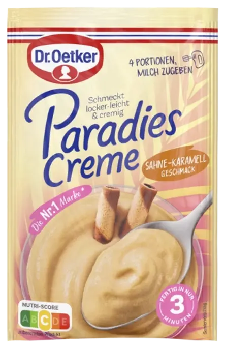 Dr. Oetker Paradiescreme Sahne-Karamell-Geschmack