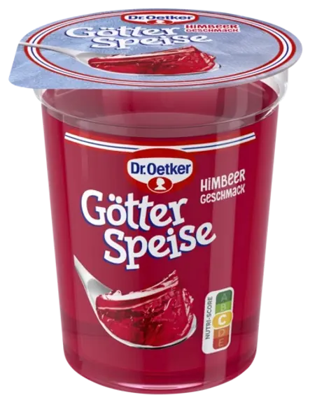 Dr. Oetker Götterspeise Himbeer-Geschmack (Becher)