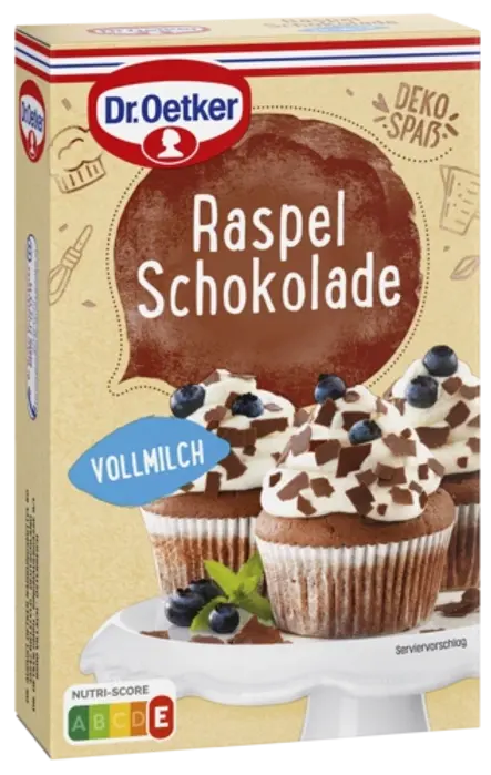 Dr. Oetker Raspelschokolade Vollmilch oder geschabte Schokolade