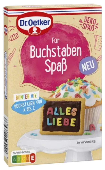 Dr. Oetker Dekor Für Buchstaben Spaß Bunter Mix