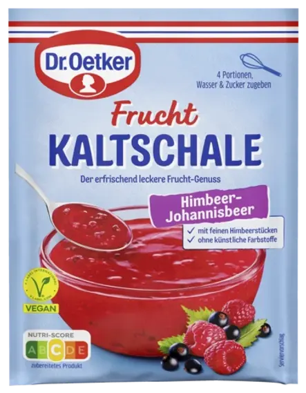 Dr. Oetker Kaltschale Himbeer-Johannisbeer