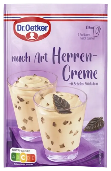 Dr. Oetker Dessert-Creme nach Art Herrencreme