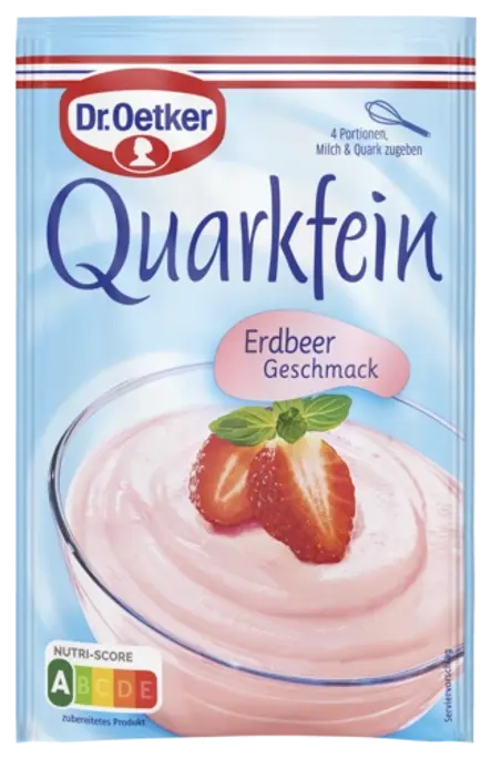Dr. Oetker Quarkfein Erdbeer-Geschmack