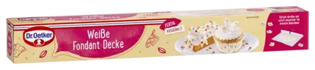Dr. Oetker Weiße Fondant-Decke