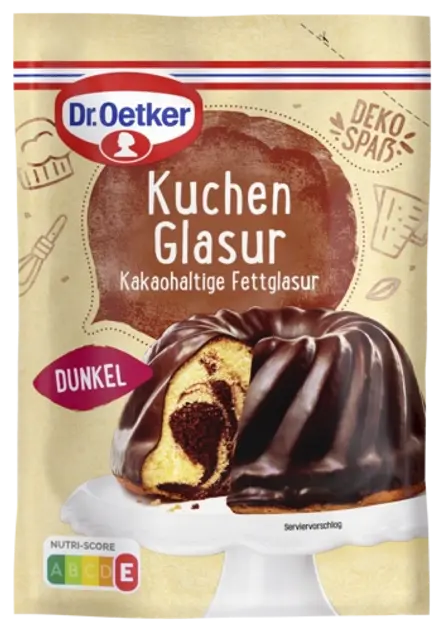 Dr. Oetker Kuchenglasur Dunkel