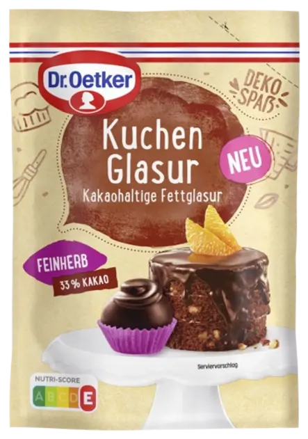 Dr. Oetker Kuchenglasur Feinherb