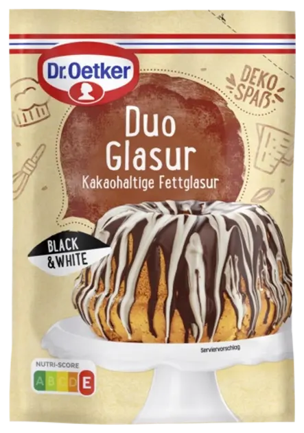 Dr. Oetker Duo Glasur Black & White