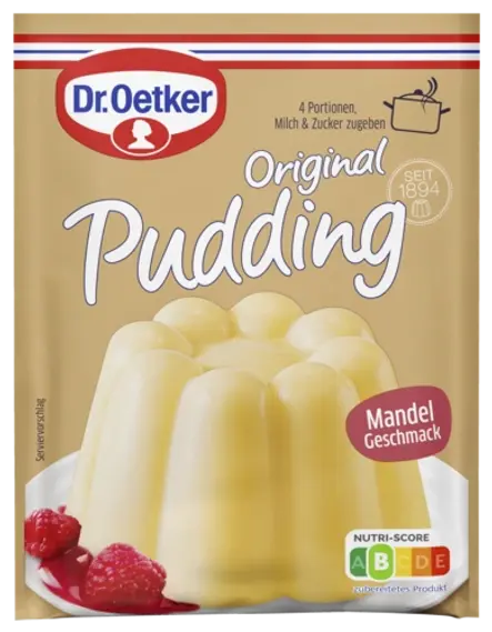 Dr. Oetker Original Puddingpulver Mandel-Geschmack