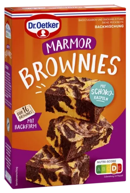 Dr. Oetker Marmor Brownies
