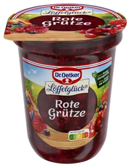 Dr. Oetker Löffelglück Rote Grütze