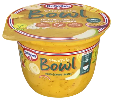 Dr. Oetker Smoothie Bowl Mango-Ananas-Banane