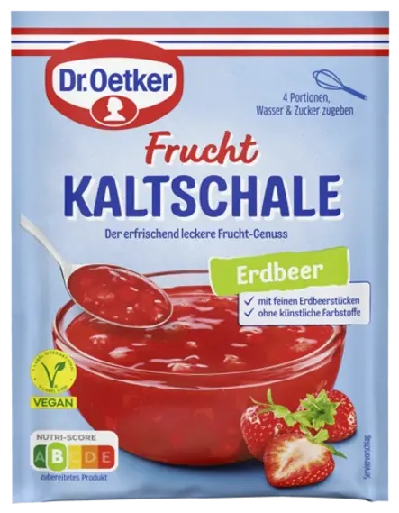 Dr. Oetker Kaltschale Erdbeere oder Himbeer-Johannisbeere