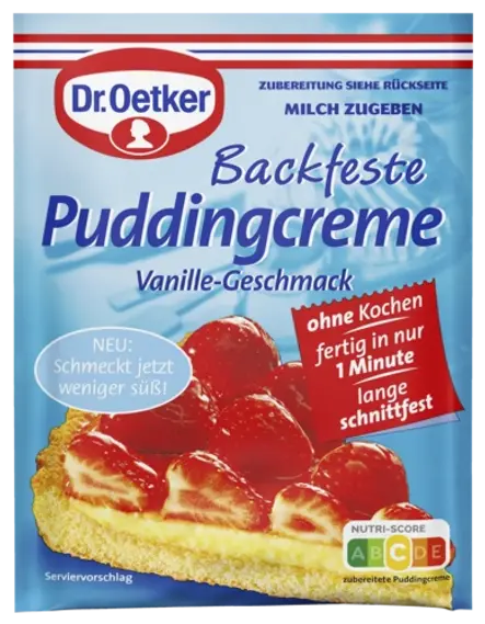 Dr. Oetker Backfeste Puddingcreme