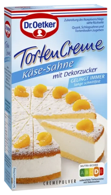 Dr. Oetker Tortencreme Käse-Sahne