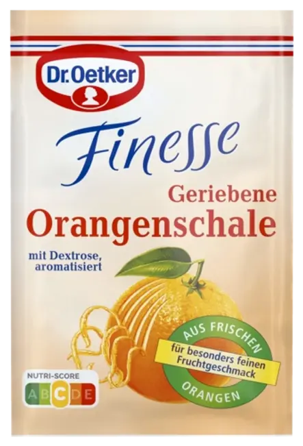 Dr. Oetker Finesse Geriebene Orangenschale