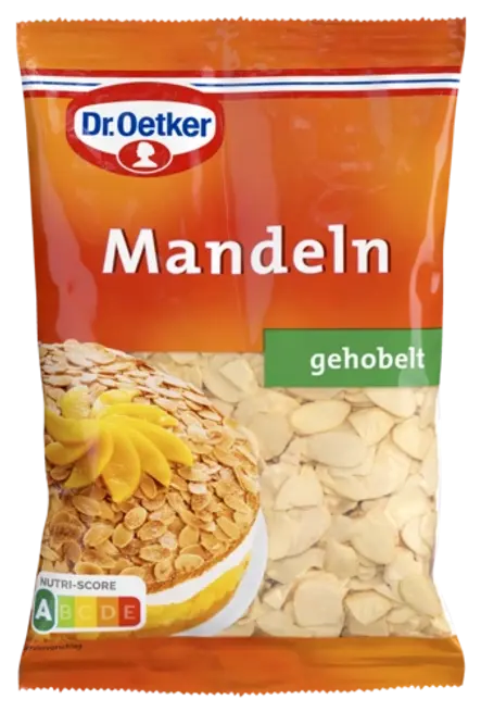 Dr. Oetker gehobelte Mandeln