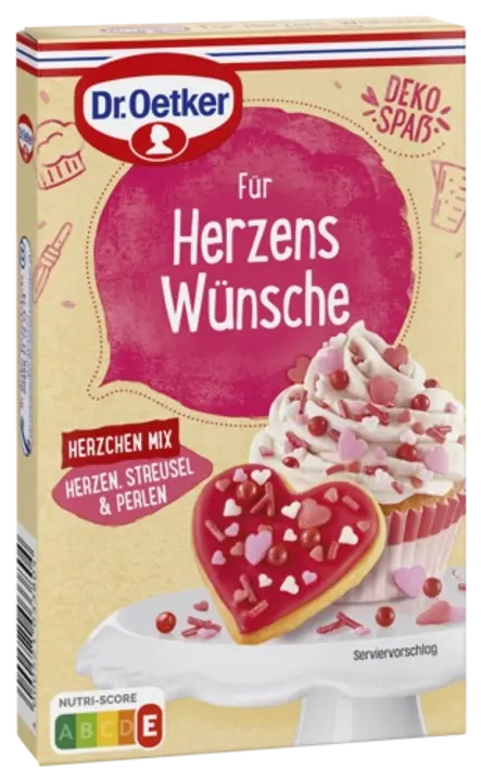 Dr. Oetker Dekor Für Herzens Wünsche Herzchen Mix