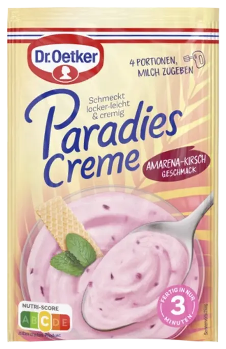 Dr. Oetker Paradiescreme Amarena-Kirsch-Geschmack