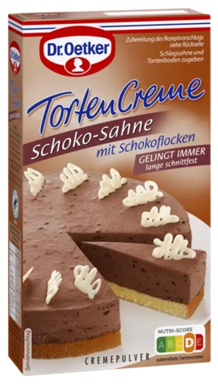 Dr. Oetker Tortencreme Schoko-Sahne
