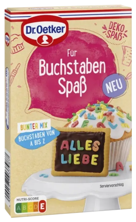 Dr. Oetker Dekor Für Buchstaben Spaß Bunter Mix