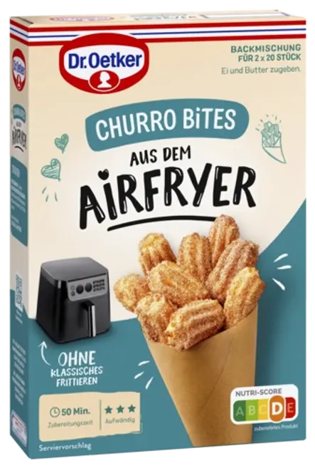 Dr. Oetker Airfryer Churro Bites
