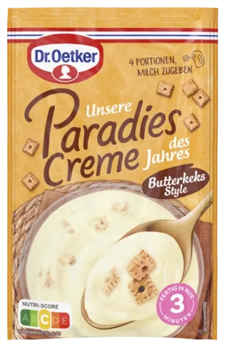 Dr. Oetker Paradiescreme des Jahres Butterkeks Style