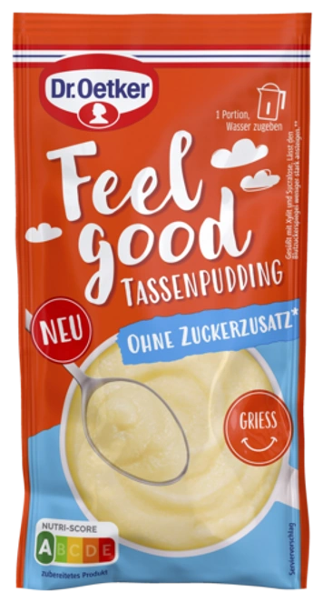 Dr. Oetker Feel Good Tassenpudding Grieß