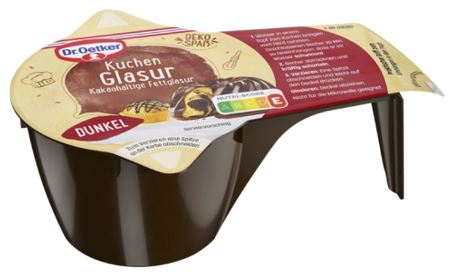 Dr. Oetker Becherglasur Dunkel
