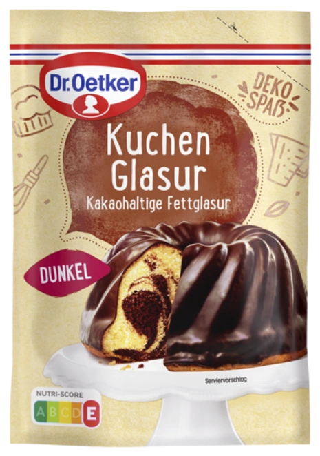 Dr. Oetker Kuchenglasur Dunkel