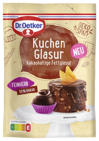 Dr. Oetker Kuchenglasur Feinherb
