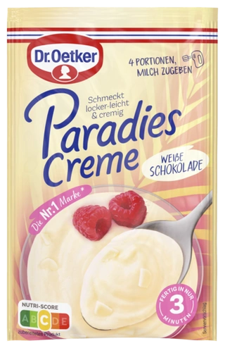 Dr. Oetker Paradiescreme Weiße Schokolade