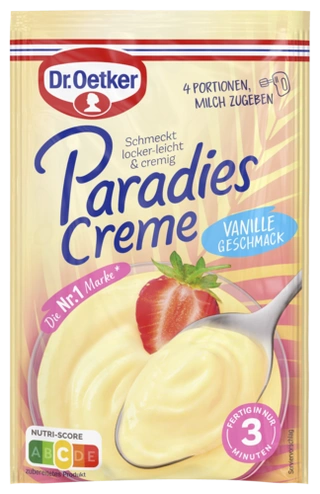 Dr. Oetker Paradiescreme Vanille-Geschmack
