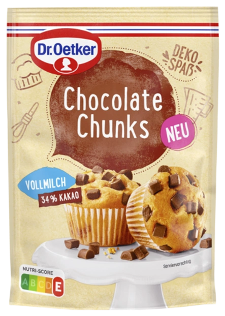 Dr. Oetker Chocolate Chunks Vollmilch