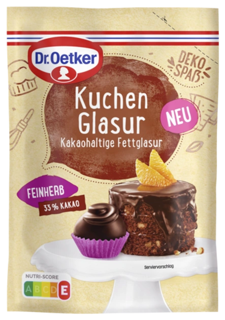 Dr. Oetker Kuchenglasur Feinherb