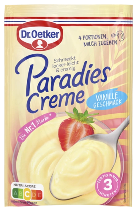 Dr. Oetker Paradiescreme Vanille-Geschmack