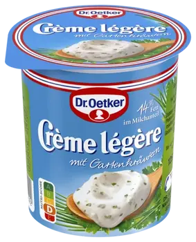 Dr. Oetker Crème légère mit Gartenkräutern