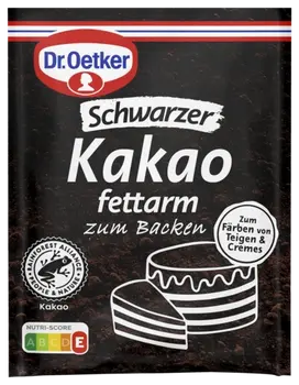 Dr. Oetker Schwarzer Kakao fettarm zum Backen