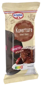 Dr. Oetker Kuvertüre Zartbitter RAC MB