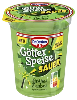 Dr. Oetker Götterspeise „sauer“ Grüner Zauber – Apfel-Geschmack