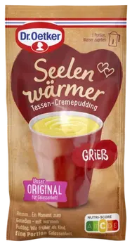 Dr. Oetker Seelenwärmer Tassen-Cremepudding Grieß