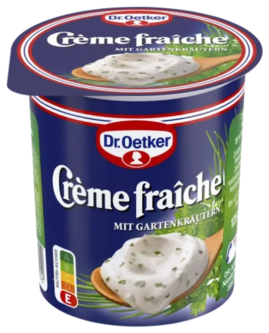 Dr. Oetker Crème fraîche mit Kräutern