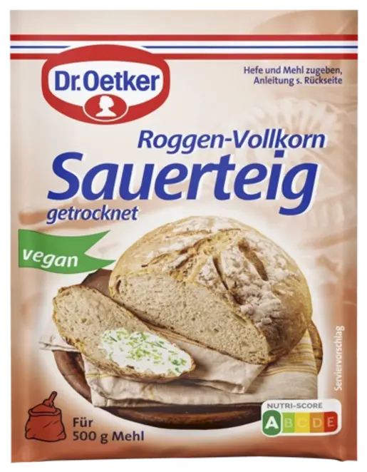 Dr. Oetker Roggen-Vollkorn Sauerteig getrocknet