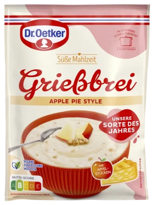 Dr. Oetker Grießbrei Apple Pie Style