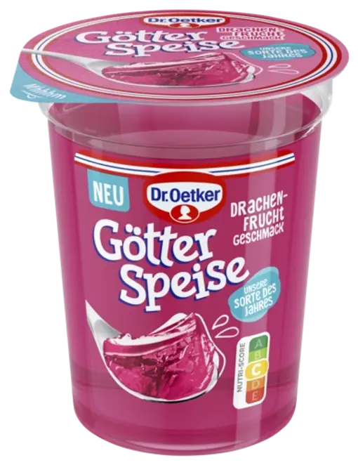 Dr. Oetker Götterspeise Drachenfrucht-Geschmack
