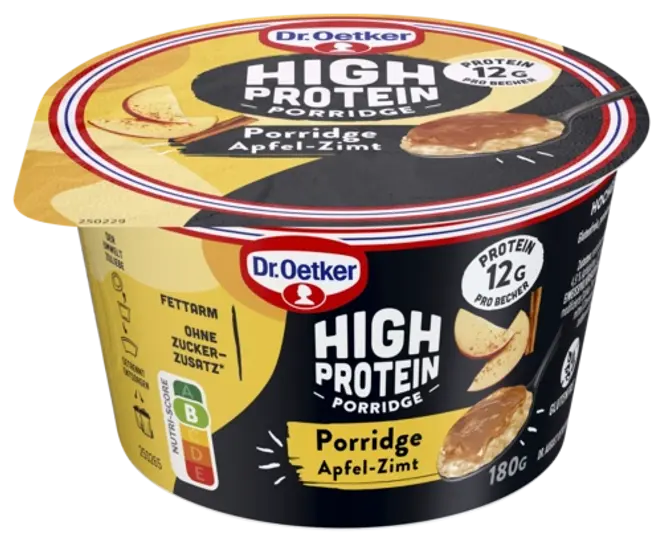 Dr. Oetker High Protein Porridge Apfel-Zimt