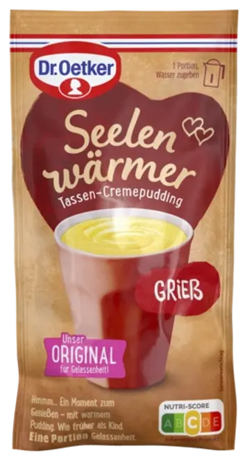 Dr. Oetker Seelenwärmer Tassen-Cremepudding Grieß