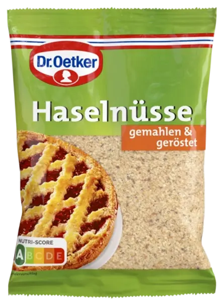 Dr. Oetker gemahlene, geröstete Haselnüsse