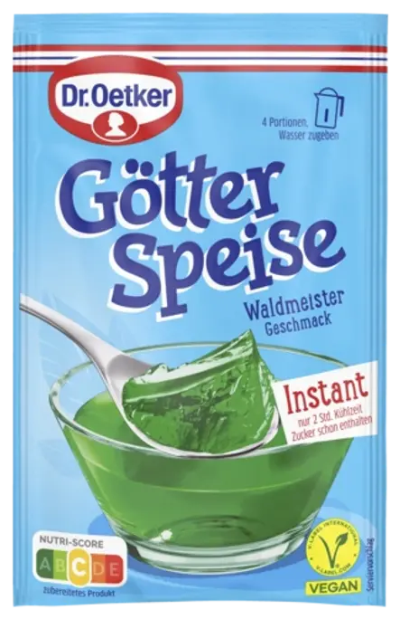 Dr. Oetker Götterspeise Instant Waldmeister-Geschmack