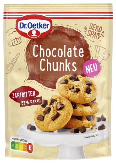 Dr. Oetker Chocolate Chunks Zartbitter