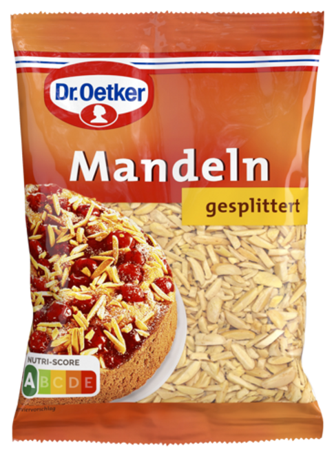 Dr. Oetker Mandeln gesplittert